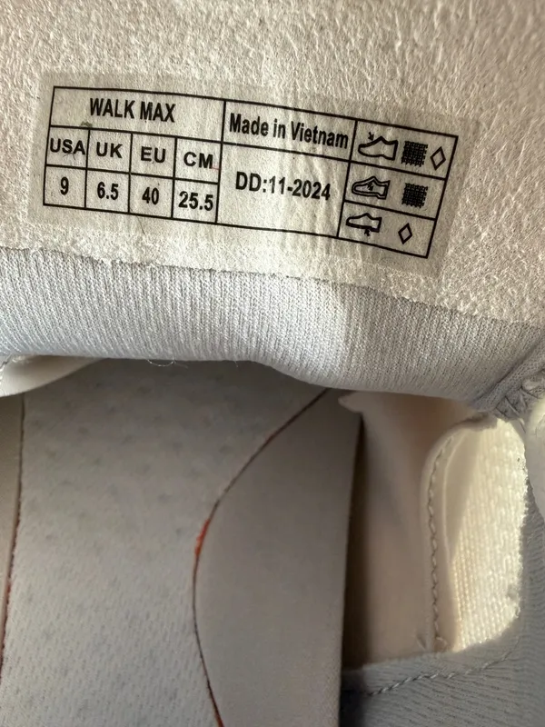 Vionic Walk Max Women’s Walking Sneakers White Size 9 Comfort Athletic Shoes - Image 10