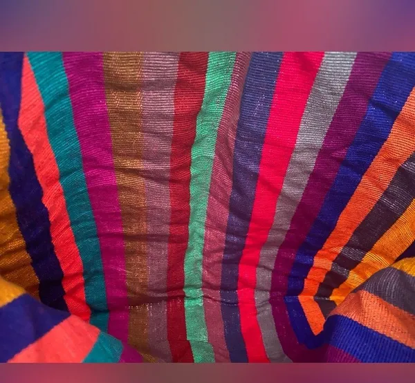 Rainbow Hammock Braided Tote - Image 3