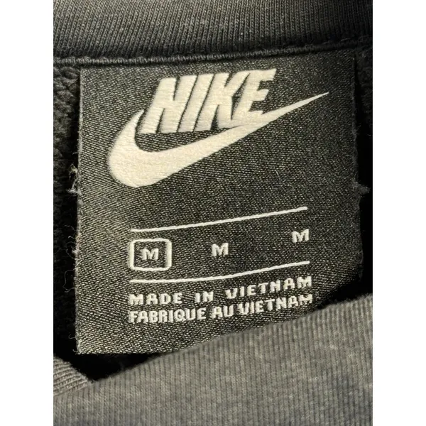 Nike Women's Medium Hoodie Sweatshirt Pullover Black‎ Drawstring Comfort - Image 7