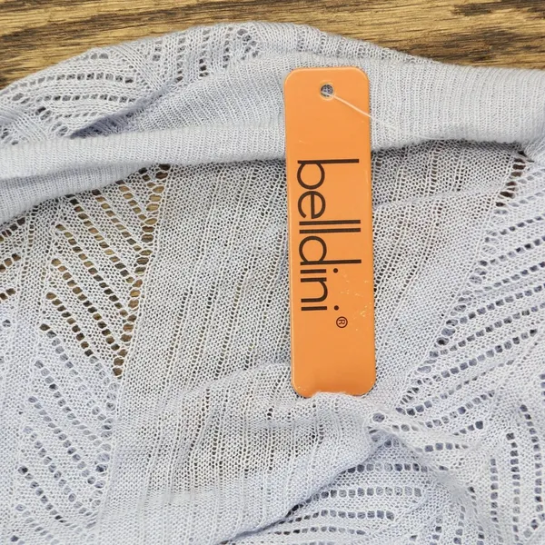 NWT Belldini Plus Size Lightweight Cardigan Sweater AS230224X Blue Haze 3X - Image 7