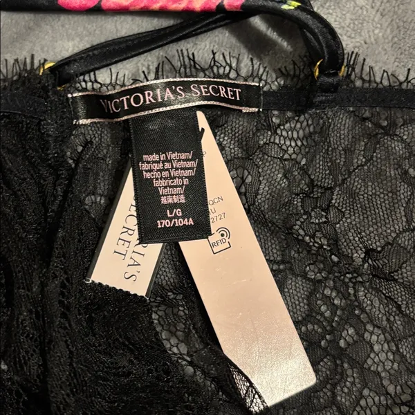 Victoria’s Secret Lace Floral Slip Nightgown Lingerie NWT size large - Image 5