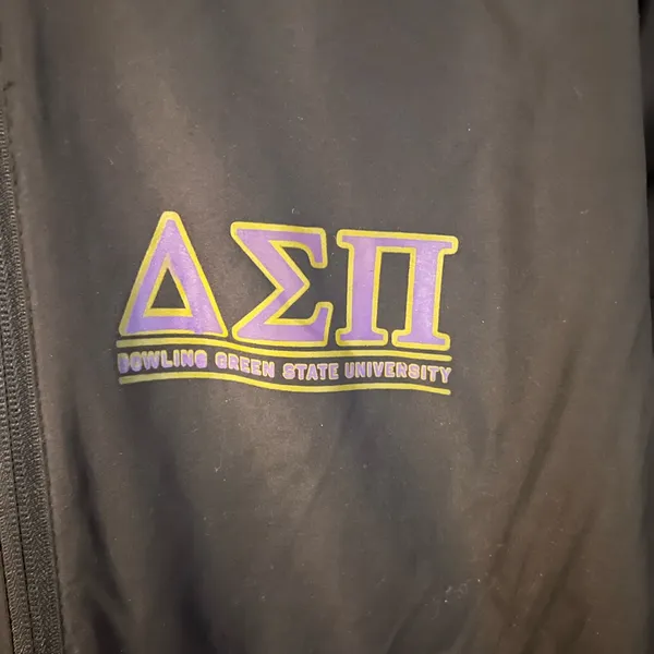 Delta Sigma Pi Windbreaker Black Size M - Image 2