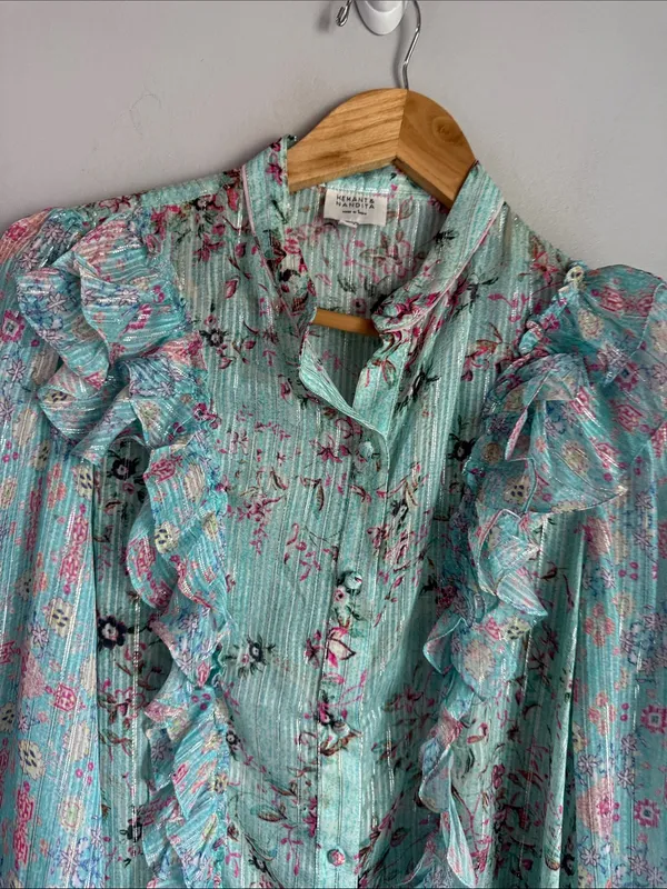 HEMANT AND NANDITA Missima Shirt Small - Image 7