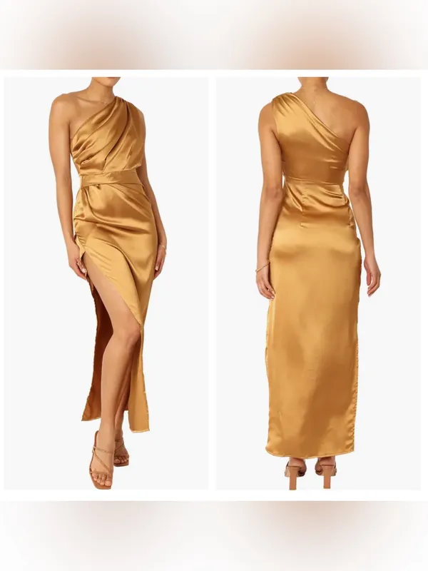 Petal and Pup Nadia Satin Maxi Dress - Image 2