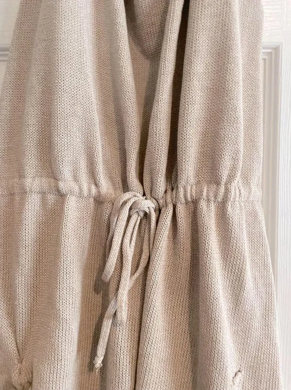 Cream halter beach dress L Size L - Image 2