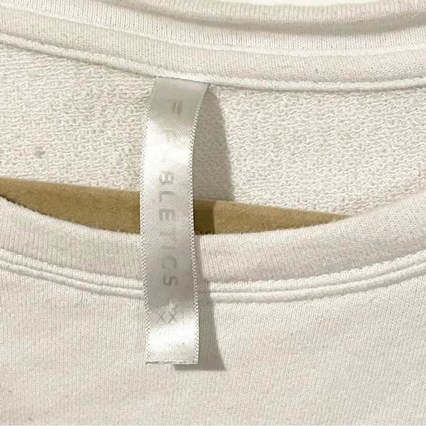 Fabletics XXL White Los‎ Angeles Crewneck Slub Sweatshirt California - Image 3