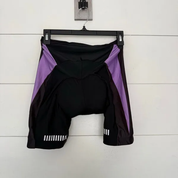 Nooyme Adult Medium Black Purple Cycling Shorts - Image 4