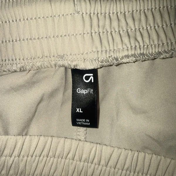 Gap Fit Runaround Pant XL NWT Khaki Athletic Lounge Gym Elastic Waist Bottoms - Image 11