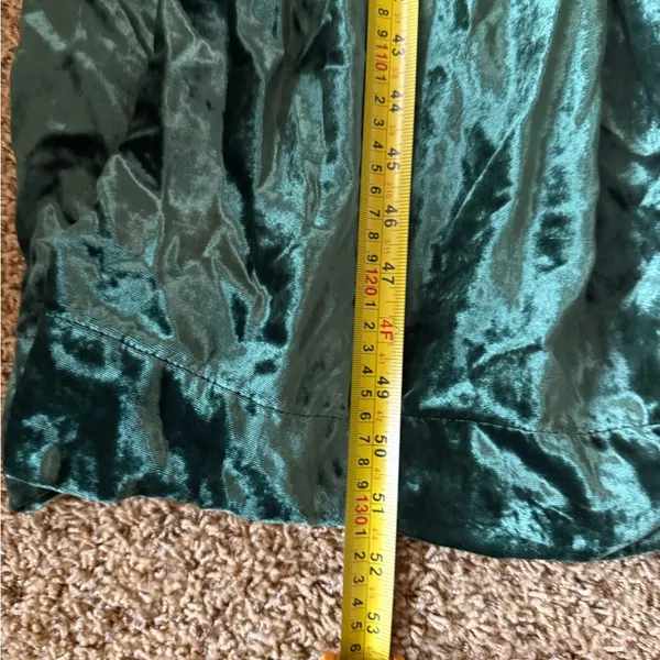 Anthropologie Somerset green velvet Maxi Dress size XS‎ - Image 11