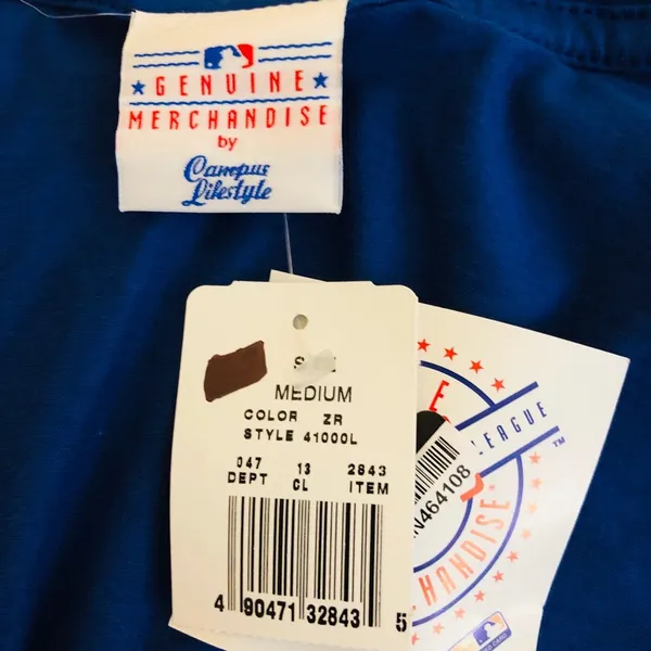Campus Lifestyle Chicago Cubs Blue Shirt Medium - Image 3