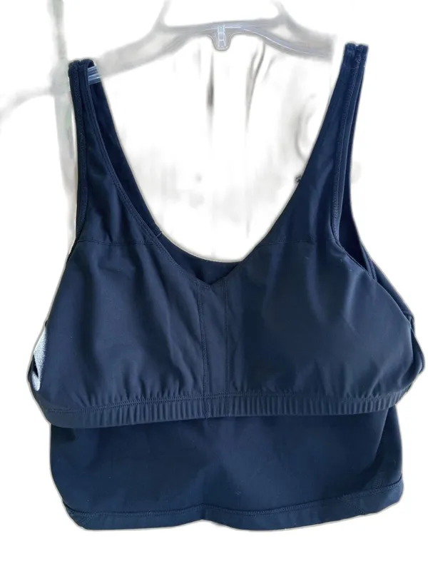 THE GYM PEOPLE Women's Longline Sports Bra Padded Crop Tank Top Medium Support M - Image 5
