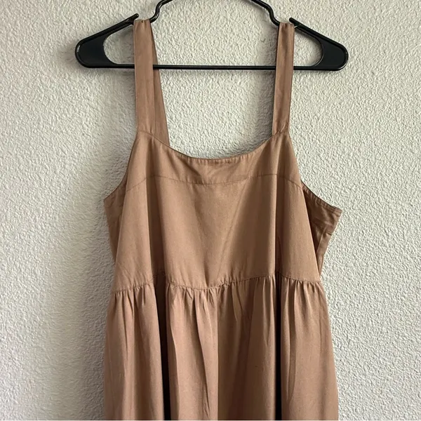 The Drop Womens‎ Britt Tiered Dress, Brown, NWT - Image 4