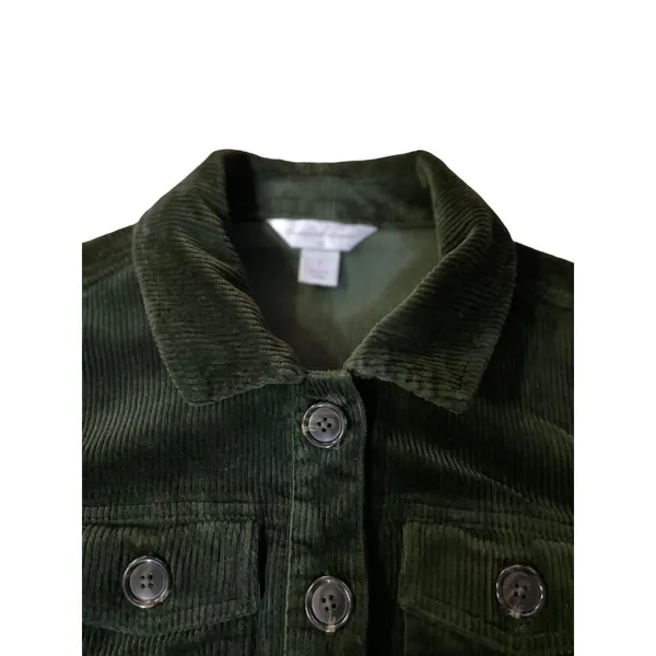 Christopher Banks Jacket Womens S Used Green Corduroy - Image 13