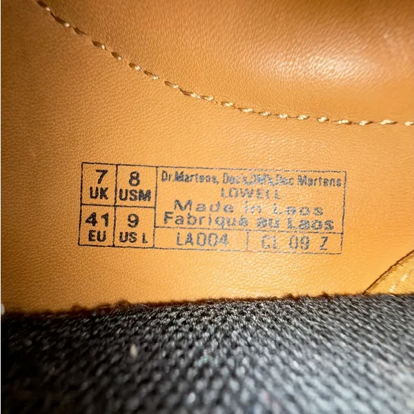 Dr Martens Lowell Buttersoft Leather Moc Toe Shoes Powder Pink Coquette Sz 8 - Image 10