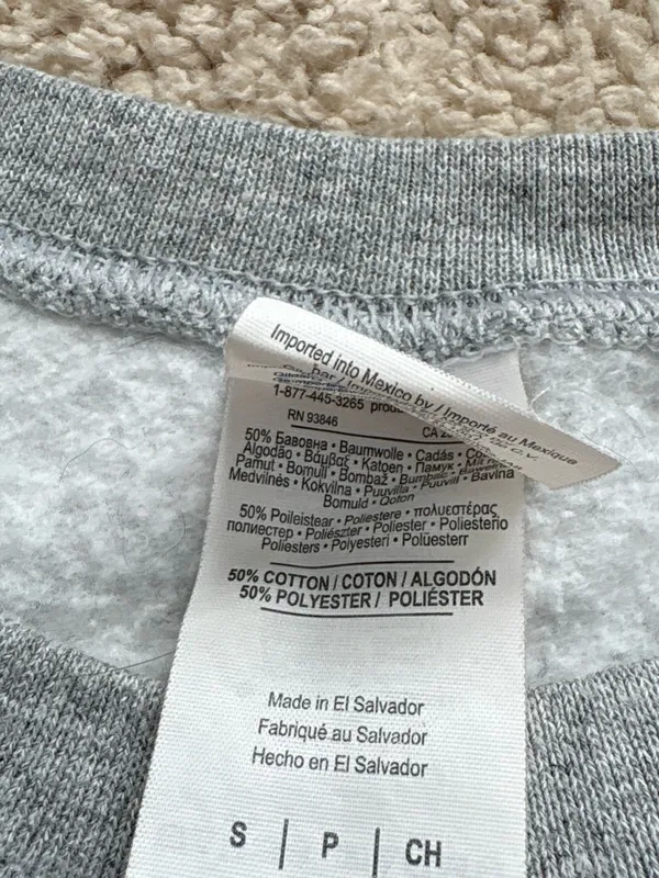 Gildan Living On A Prayer Heavy Blend Grey Crewneck Sweatshirt - Image 4