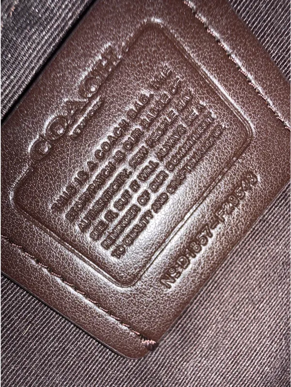 Coach Small Lexy Shoulder Bag in Signature Khaki Jacquard F29548 - Image 8