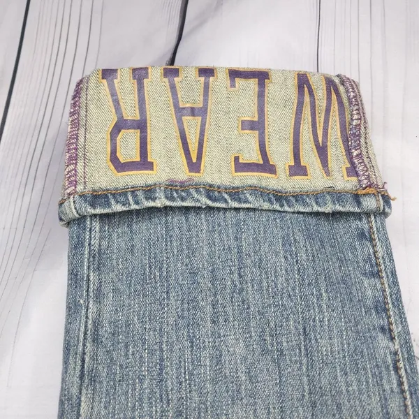 Rocawear Y2K 90's Denim Capri Size 11 - Image 3