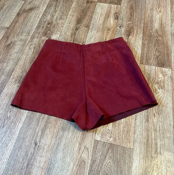 Vestique Red Suede Skort - Image 5