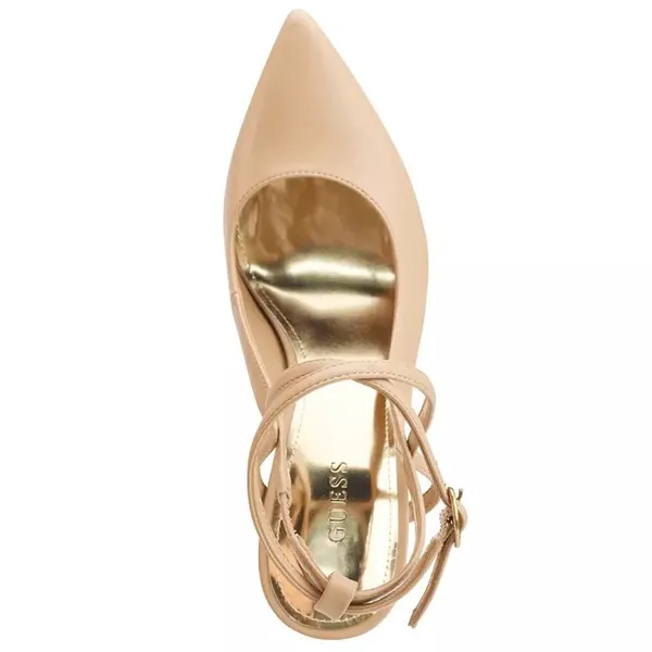 NEW GUESS Women's Staton Dress Pumps TAN, FAUX LEATHER - Image 5