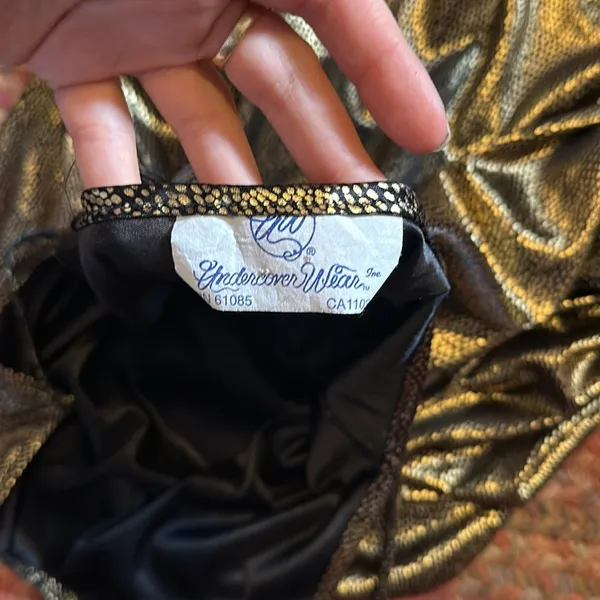 Vintage Gold Cami Tank Dress - Image 5