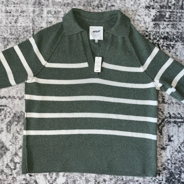 Aerie Unreal Polo Sweater - Image 2