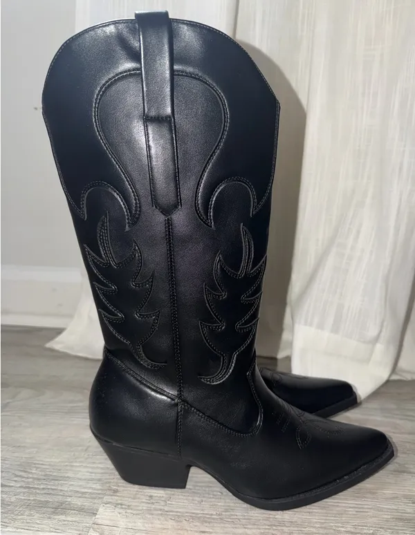 American Rag Vegan Cowgirl Boots - Image 2