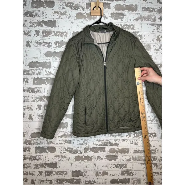 Eddie Bauer | women quilted full zip coat - Image 4