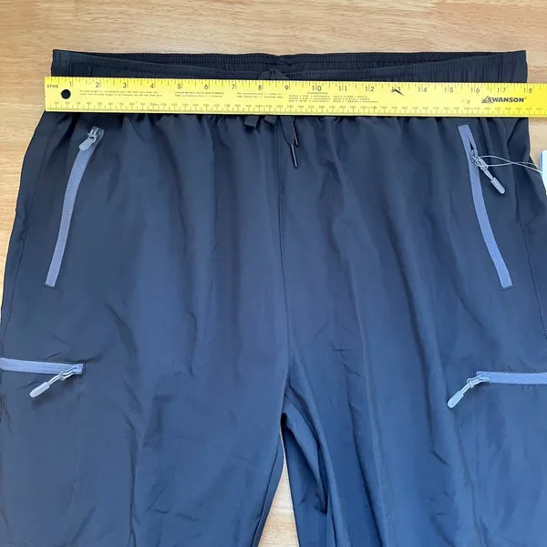 NWT black Libin lightweight cargo capri hiking pants XL Water Proof - Image 5