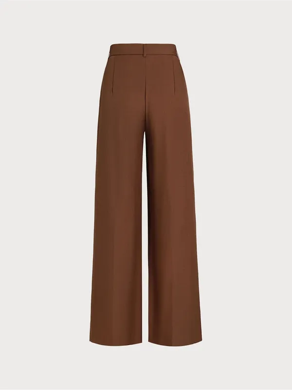 Rihoas Caramel Natural Waisted Straight Pants - Image 6