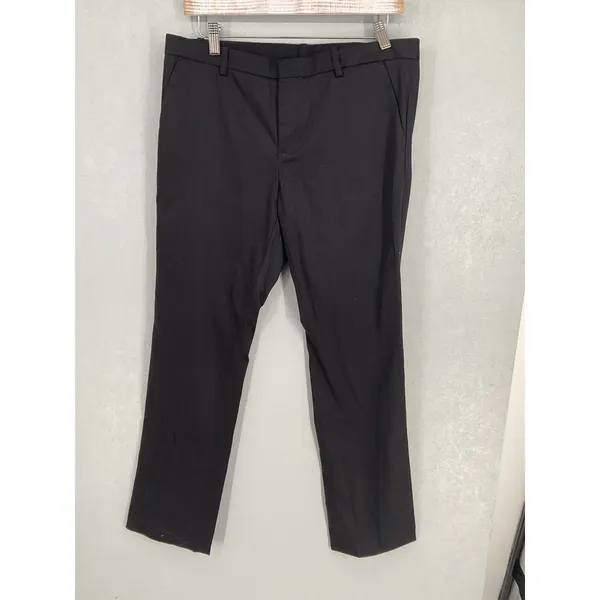 Uniqlo Women Pants Black Stretch Slim Professional Trousers Size 10 - Image 2