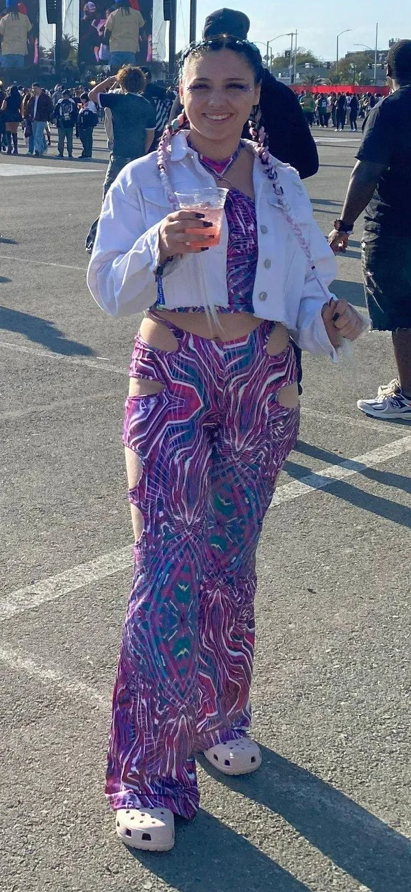 Matching 2 Piece Set Purple - Image 4