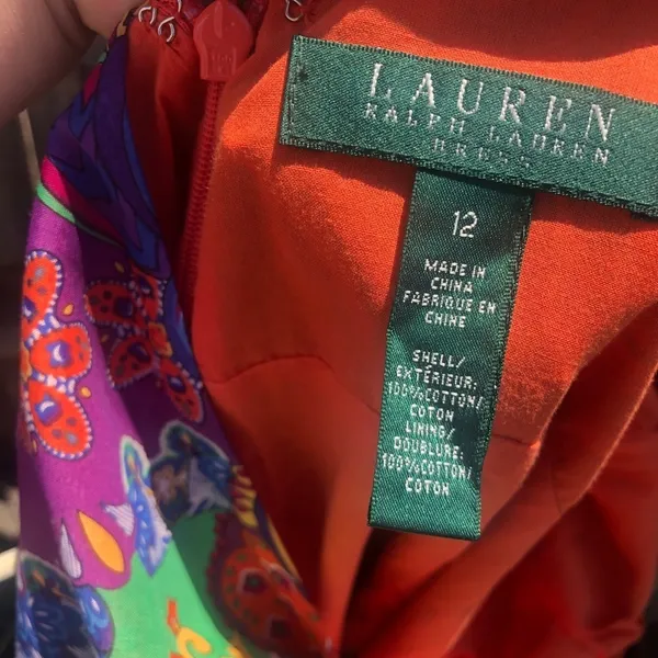 Ralph Lauren Vintage Bohemian Colorful Paisley Sundress - Image 4