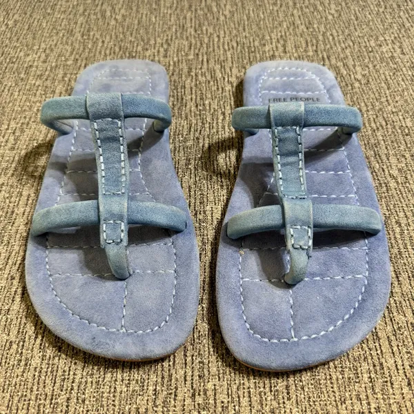 Free People Hadden Blue Sandals - Image 4