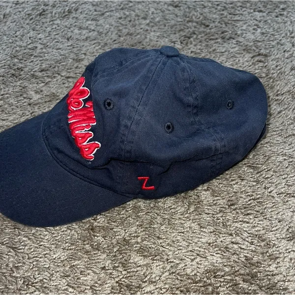 Ole Miss Baseball Cap Red - Image 2