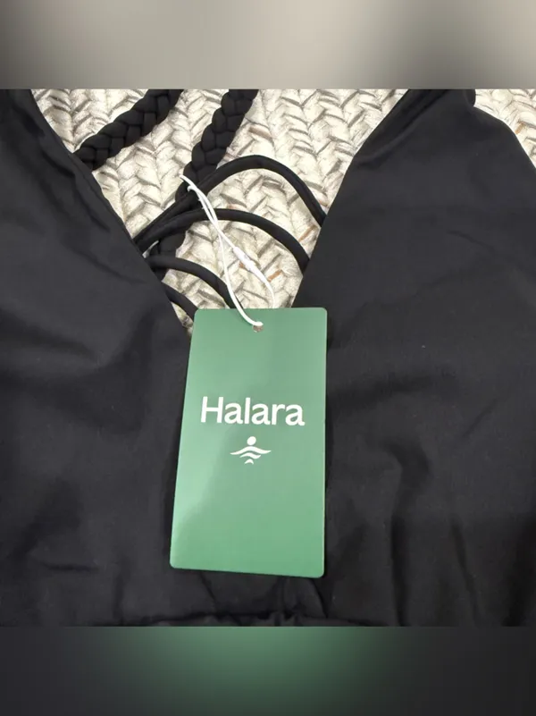 NWT Halara Black Strappy Black Mini Dress - Image 7