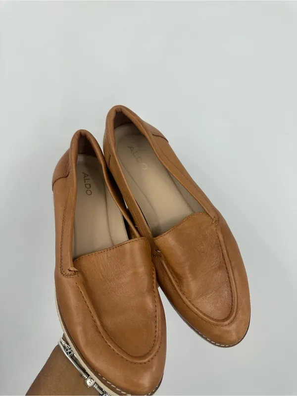 Aldo Brown Loafers Flats Shoes Women's Size 7.5 - Image 6