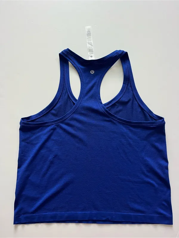 lululemon athletica Swiftly Racerback Tank Top 2.0 Beach Ball Blue-Size 12 - Image 4