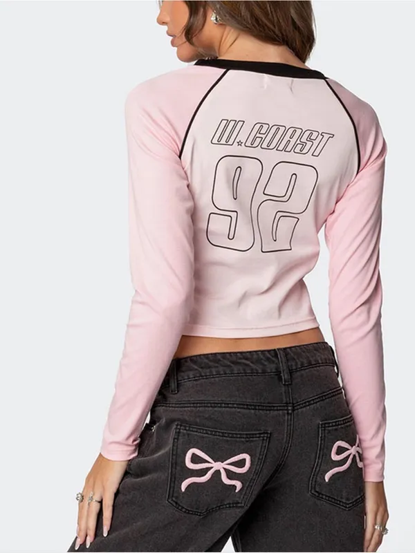 Edikted Game on long sleeve T-Shirt SZ:S - Image 2