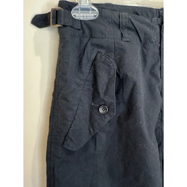 Comme des‎ Garçons Black Knot Cargo Cropped Baggy Pants Sz S - Image 4