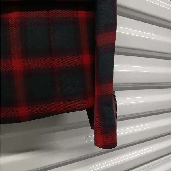 Pendleton Wool Blazer Womens 16 Red Plaid Jacket Office Career Old Money Preppy - Image 7