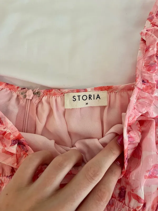Storia Floral Mini Dress - Image 4