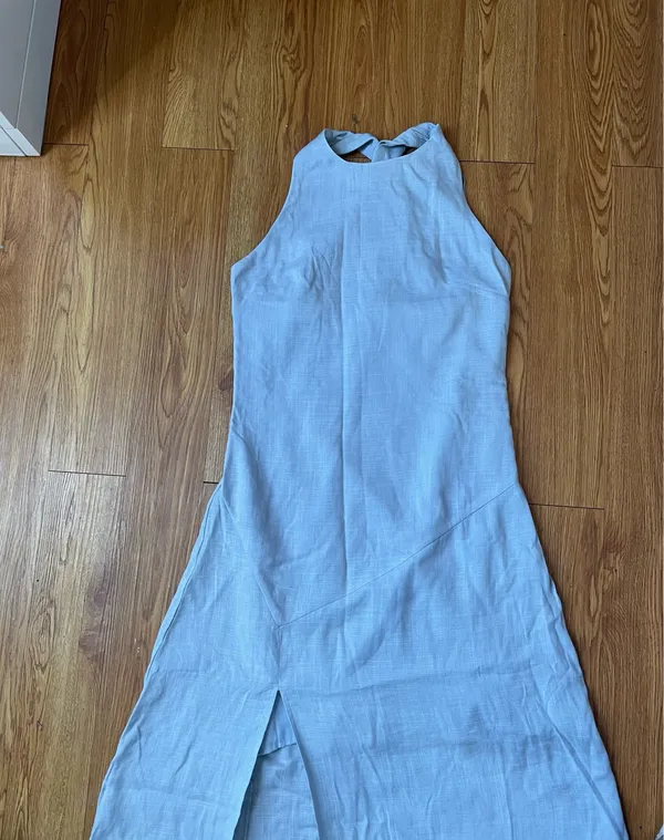 Mango Cross-Back Flowing Dress  - Image 7