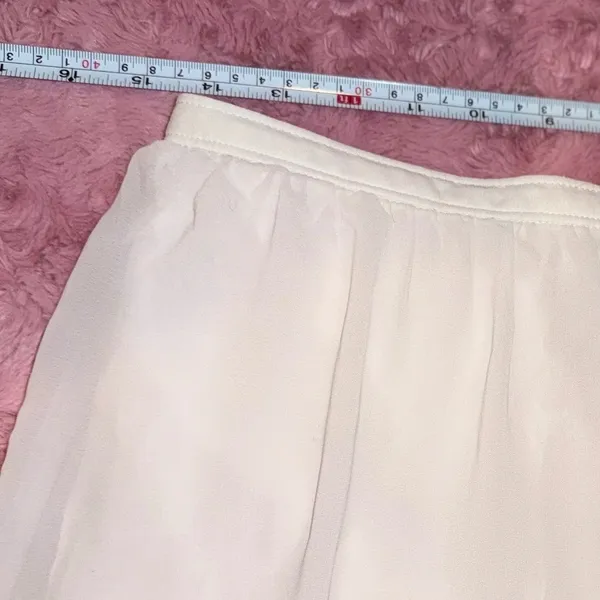 Abercrombie‎ Fitch White Sequin Embellished Skirt Size M - Image 7