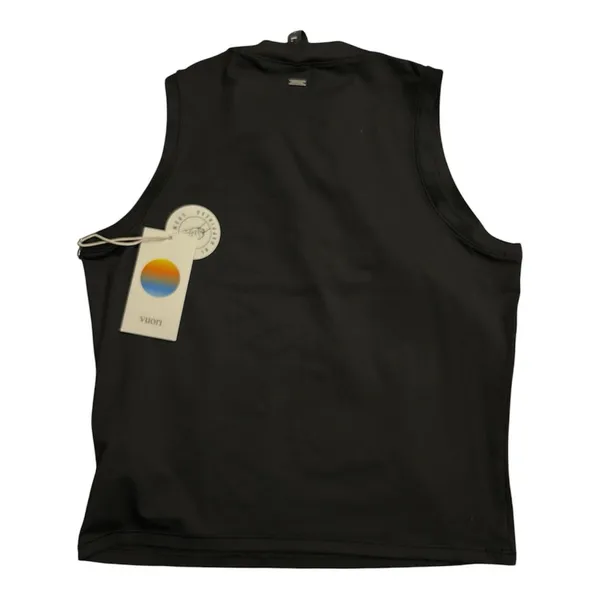 Vuori Halo Muscle Tank Solid Black Sz Medium Activewear Athleisure New - Image 2