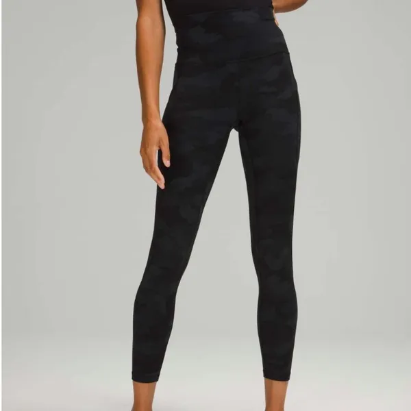 Lululemon Align High Rise Pant with Pockets 25"Heritage 365 Camo Deep Coal Multi - Image 7