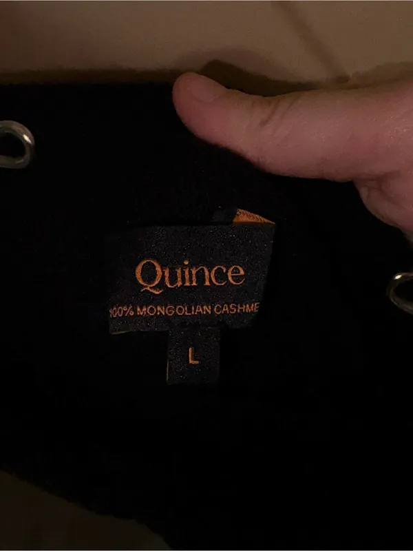 Quince Mongolian Cashmere Straight Leg Pants in Black - Image 4