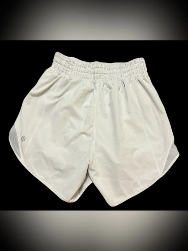 lululemon athletica Cream Athletic Shorts with Elastic Waistband size 6 - Image 2