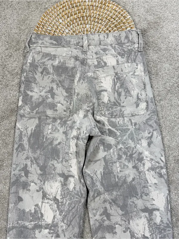 Hollister Women’s Camo Baggy Pants High Rise Skater W28 L30 - Image 5