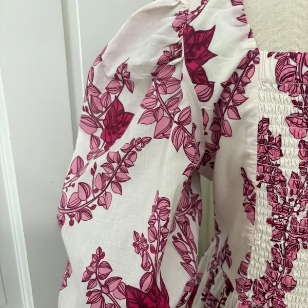BEYOND by Vera Estella Pondicherry Maxi Dress L Garden Floral Wedding Guest Boho - Image 7
