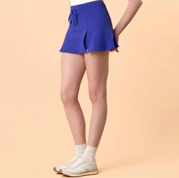 NWT! Blogilates Target X Popflex Viral Women’s Trailblaze Slit Skort Blue XS - Image 8